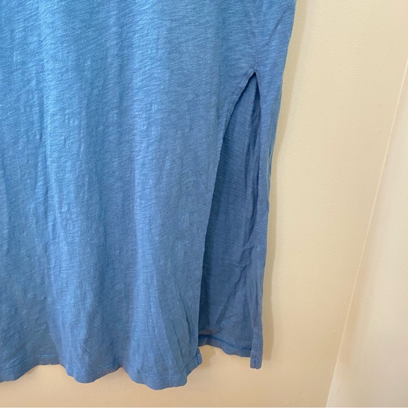 Z Supply Cabana Slub Tank Dress Soft 100% Cotton Heathered Blue Size XS - Picture 7 of 9